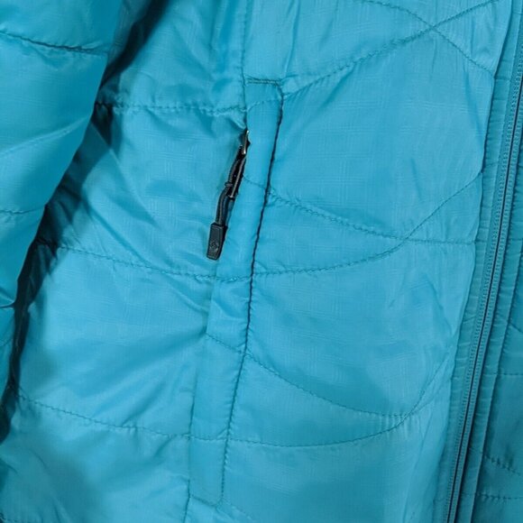 Columbia Morning Light Teal Blue Jacket Omni-Heat Women Large L Insulated XL5962 - Picture 5 of 15